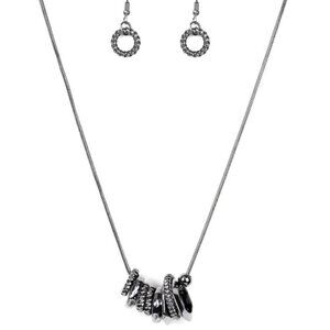 Mechanical Mischief Black Necklace